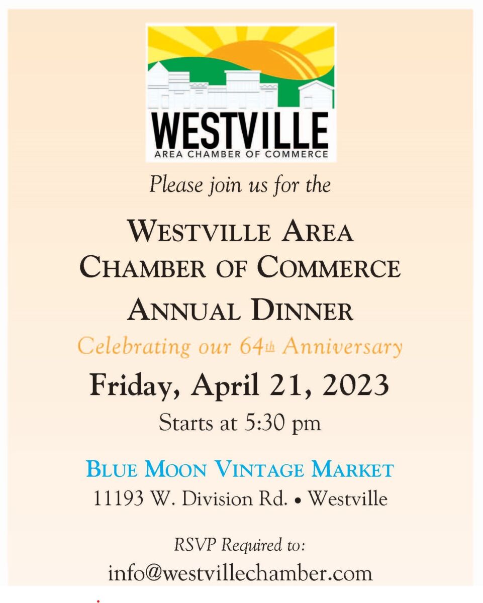 Westville Chamber Annual Meeting invitation web