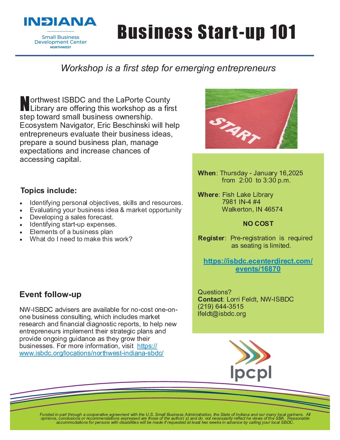 2025 January LYOB flyer workshop